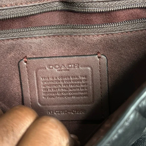 Coach Black Quilted Leather Shoulder Bag - Picture 4 of 7